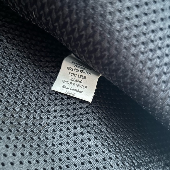 EUC Vintage Black Leather Motorcycle Jacket - Picture 12 of 12